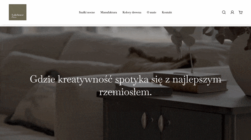 Minimalistic, aesthetic and highly SEO oriented e-commerce design.